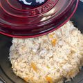 虹空ゆちゃ's cooksnap of when they made ストウブで鶏ごぼう炊き込みご飯.