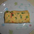 白いぐれーぷ's cooksnap of when they made ピーマンとカニカマの卵焼き♪.