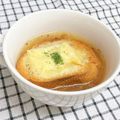 ゆづキッチン's cooksnap of when they made 飴色玉ねぎ無しで♡オニオングラタンスープ.