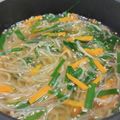 まゆサマ's cooksnap of when they made いつでも手軽に♪具だくさん春雨スープ.