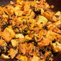 新米MMズ。's cooksnap of when they made 簡単で旨★豆腐とほうれん草のチャンプルー.