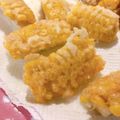 ONE★MAYU★'s cooksnap of when they made トウモロコシの天ぷら／夏の旬野菜.