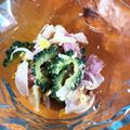 白砂浜's cooksnap of when they made 苦くない！簡単！ゴーヤチャンプル.