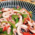 ハンミコ's cooksnap of when they made ◎イカと野菜のガーリックバター醤油炒め◎.