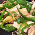 ビッケ8P's cooksnap of when they made レンジで☆エリンギとピーマンのジャコ炒め.