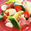 可愛的羊羊's cooksnap of when they made 桃のごちそうサラダ.
