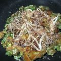 Yokchina's cooksnap of when they made 材料3つ！簡単！オクラのお好み焼き風.