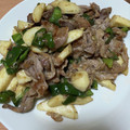 花園椿's cooksnap of when they made 豚肉とピーマン、長芋のオイスター炒め♬.