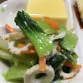 クックP5XAAG☆'s cooksnap of when they made レンジで簡単　チンゲン菜とツナの和え物.