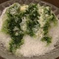 moco00moco's cooksnap of when they made 材料３つで抹茶シロップ☆かき氷☆抹茶ラテ.