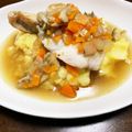 ぶうちゃんこ's cooksnap of when they made 鱈のポワレ☆野菜ときのこのスープ仕立て.