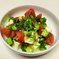 azbjbn's cooksnap of when they made オクラとトマトのお豆腐サラダ.