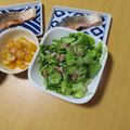 よちりん's cooksnap of when they made 簡単！レタスとベーコンと胡瓜のサラダ.