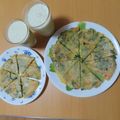 よちりん's cooksnap of when they made 大葉好きの娘も唸る！大葉のチーズちぢみ.