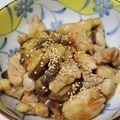 ぱにぱる's cooksnap of when they made 鶏もも肉となすの甘辛炒め【作り置き】.
