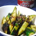 ♡dorami♡'s cooksnap of when they made きゅうりのピリ辛海苔の佃煮和え.