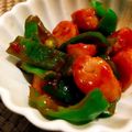 ONE★MAYU★'s cooksnap of when they made ピーマンとソーセージのケチャップ炒め.