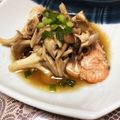 chocoraママ's cooksnap of when they made レンジで♪きのこたっぷりバタぽん鮭ソテー.