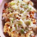 秀狼1011's cooksnap of when they made サケマヨチーズで旨うまドリア風♡.
