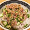 ぽれぽれ2000's cooksnap of when they made 薬味たっぷり、鯵のなめろう.