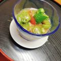hanemakoo's cooksnap of when they made 冷やし茶碗蒸し（オクラあんかけ）.