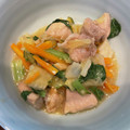 T△U's cooksnap of when they made 小松菜と鶏もものガリマヨ炒め.