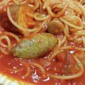 ちゃたろーもも's cooksnap of when they made トマトジュースで☆ナスのパスタ♪.