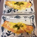 ぴんく０３１７'s cooksnap of when they made 鮭のマヨチーズ焼き.