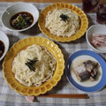 violets's cooksnap of when they made 三種の薬味 ざるうどん.