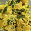 ゆみたこきむたこ's cooksnap of when they made レンジで！絶品★カレーマヨかぼちゃサラダ.