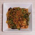 アクセル☆'s cooksnap of when they made 大豆のお肉でゴーヤと茄子の味噌炒め.