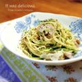 inyako's cooksnap of when they made 豆苗とベーコンのコンソメ醤油パスタ.