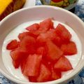 ☆あいちゃん's cooksnap of when they made 意外な美味しさ！スイカヨーグルト.