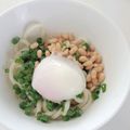 tamago大好き's cooksnap of when they made 温玉のせぶっかけうどん.