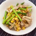 ちゃまたまご's cooksnap of when they made 舞茸とコーンバター.