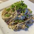 ydk1103's cooksnap of when they made スモークベーコンの和風カルボナーラ.