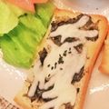 Tsumu's cooksnap of when they made のり佃煮＆スライスチーズ・トースト.