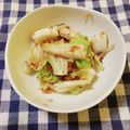 ﾁｲﾁｬﾝﾏﾏ's cooksnap of when they made シンプルが美味しい春キャベツとイカ炒め.