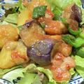 クックM6DK2O☆'s cooksnap of when they made ♪鶏肉となすとじゃがいもの甘味噌炒め♪.