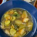 あきりん☆くま's cooksnap of when they made 冷たい茗荷キムチスープ♪簡単血流漢方薬膳.