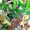 ☆ぺっぺ☆'s cooksnap of when they made ニラともやしとキクラゲの卵炒め.