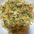 ぴささん's cooksnap of when they made サーモン葱チャーハン♡.