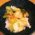 みねふじこ's cooksnap of when they made ☆☆エビ＆チンゲン菜＆卵のあんかけ丼☆☆.