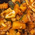 みーちゃんマン's cooksnap of when they made お酢入りでさっぱり☆蓮根と南瓜の甘辛.