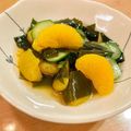 べりまま's cooksnap of when they made 秋田の味☆　缶詰みかん入り酢の物♪.