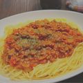 のえりんこ's cooksnap of when they made 簡単絶品トマト缶ですぐできるミートソース.