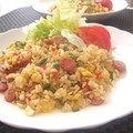 I♡BOY's cooksnap of when they made ☆★ﾊﾟﾗﾊﾟﾗしっとり黄金炒飯★☆.
