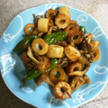 Japanisch's cooksnap of when they made 獅子唐と竹輪と舞茸の生姜醤油炒め.
