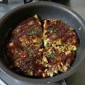 ameうめ's cooksnap of when they made 山芋よりおすすめ　オクラのお好み焼き.