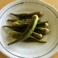pali's cooksnap of when they made 焼きオクラのマリネ.